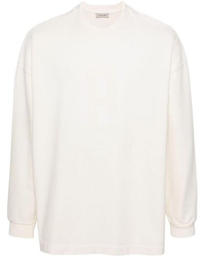 Fear Of God Airbrush 8 number-print sweatshirt - Bianco