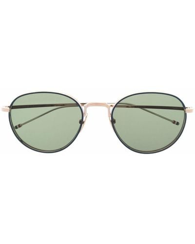 Thom Browne Round-frame Sunglasses - Green