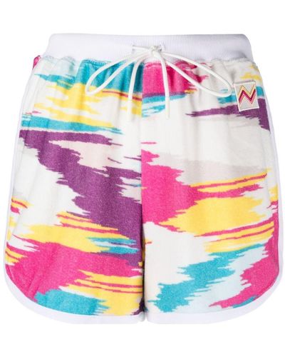 Missoni Terry-cloth Effect Swim Shorts - Pink