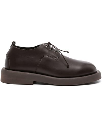 Marsèll Round-toe Leather Derby Shoes - Brown