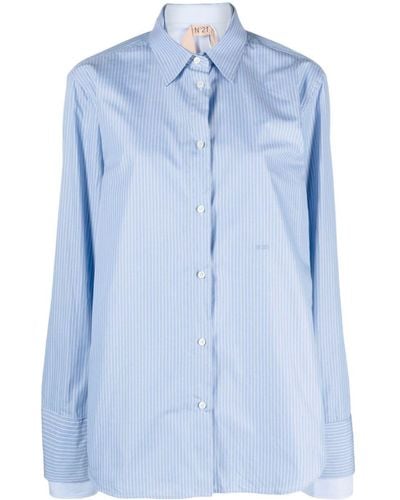 N°21 Camisa a rayas - Azul