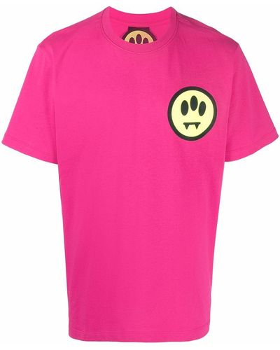 Barrow Smiley Face Tシャツ - ピンク