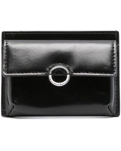 Claudie Pierlot Logo-debossed Leather Wallet - Black