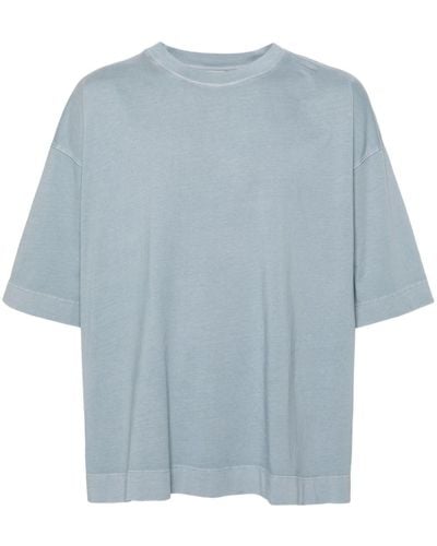 Dries Van Noten Camiseta con cuello redondo - Azul