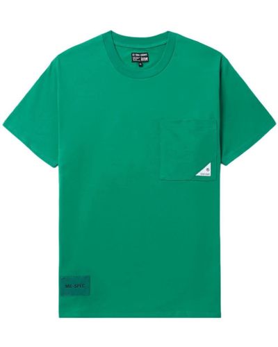 Izzue T-Shirt mit Logo-Print - Grün