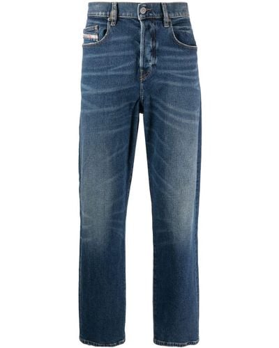 DIESEL 2020s D-Viker Straight-Leg-Jeans - Blau