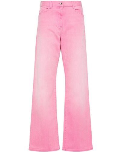 Patrizia Pepe Low Waist Straight Jeans - Roze