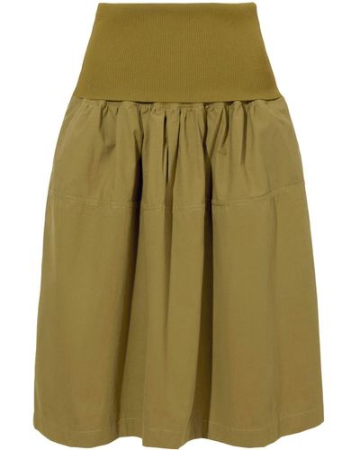 Proenza Schouler Olive Skirt - Verde