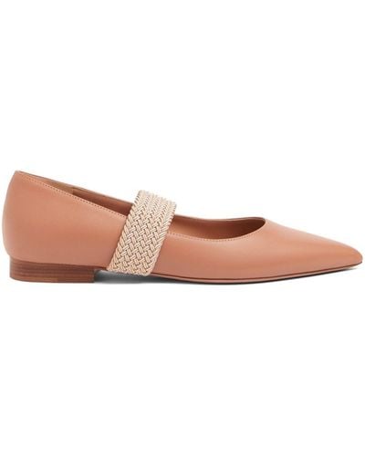 Malone Souliers Melanie Leather Pumps - Pink