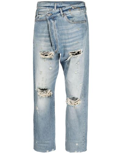 R13 Straight Jeans - Blauw