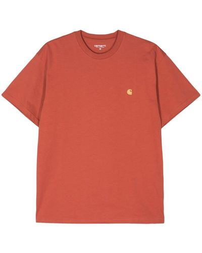 Carhartt Katoenen T-shirt - Rood