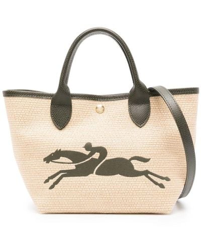 Longchamp Small Le Panier Pliage Tote Bag - Natural
