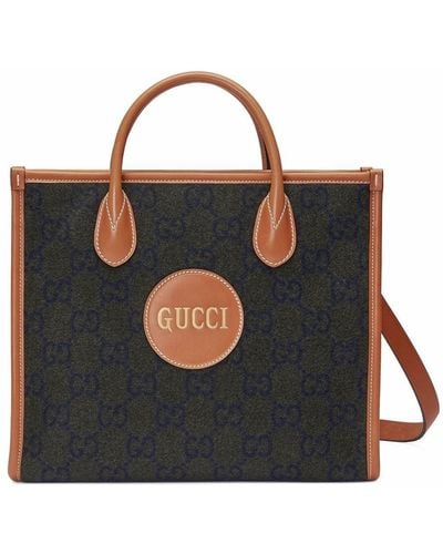 Gucci Bolso shopper con motivo GG - Negro