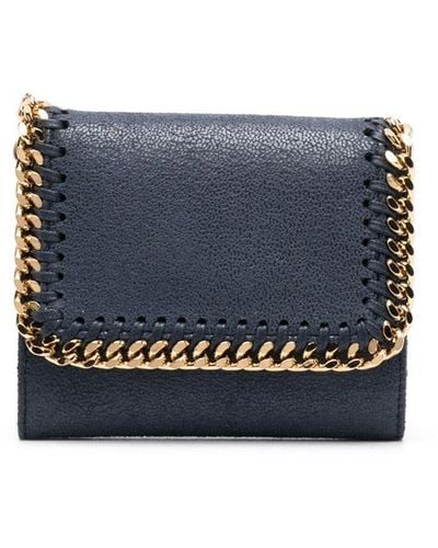 Stella McCartney Falabella Bi-fold-design Wallet - Blue