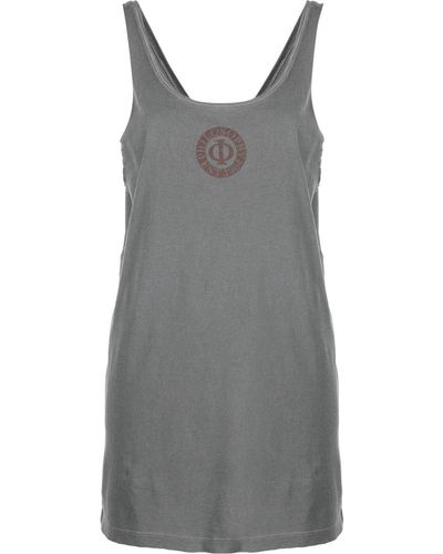 Philosophy Di Lorenzo Serafini Logo-print Cotton Tank Top - Grey