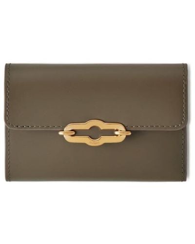 Mulberry Pimlico Leather Coin Pouch - Gray