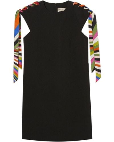 Emilio Pucci Iride-print Mini Dress - Black