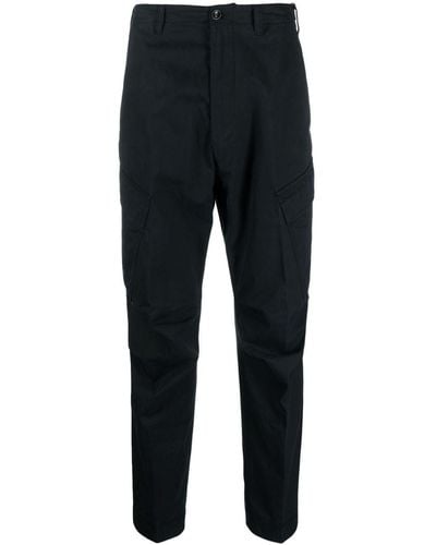Tom Ford Cargo-pockets Straight-leg Cotton Trousers - Black