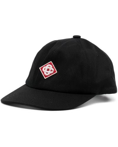 Casablancabrand Cappello da baseball con logo - Nero
