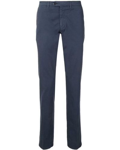 Corneliani Plain Straight-leg Pants - Blue