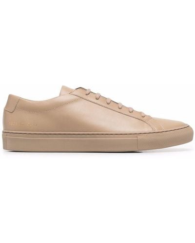 Common Projects Low Top Leather Sneakers - Brown