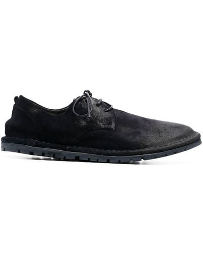 Marsèll Round-toe Lace-up Derby Shoes - Black
