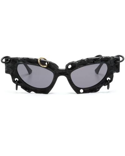 Kuboraum F5 Cat-eye Sunglasses - Black