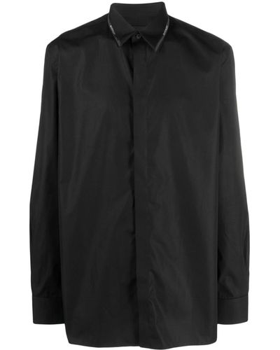 Givenchy Hemd mit klassischem Kragen - Schwarz