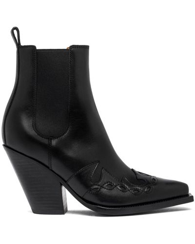 Buttero 90mm Leather Boots - Black