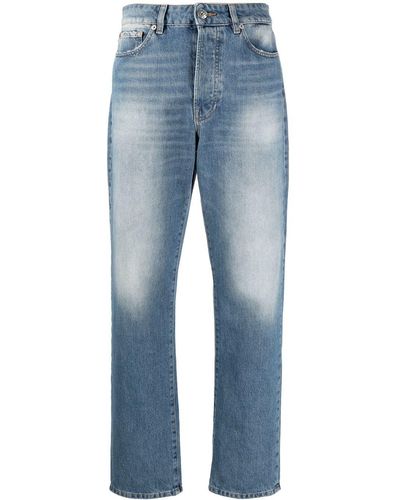 3x1 Gerade Jeans im Distressed-Look - Blau