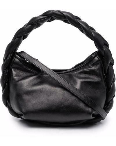 Hereu Woman Black Leather Mini Esmi Handbag