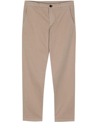 PS by Paul Smith Mid-rise Straight-leg Trousers - Natural