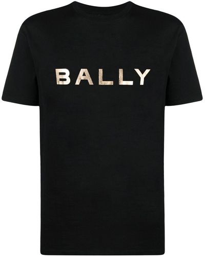 Bally Logo-print Cotton T-shirt - Black