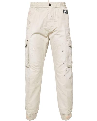 DSquared² D2 Stamps Tapered-Cargohose - Natur