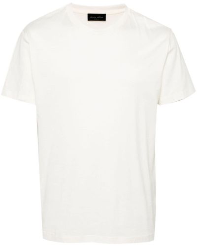 Roberto Collina Crew-neck Cotton T-shirt - White