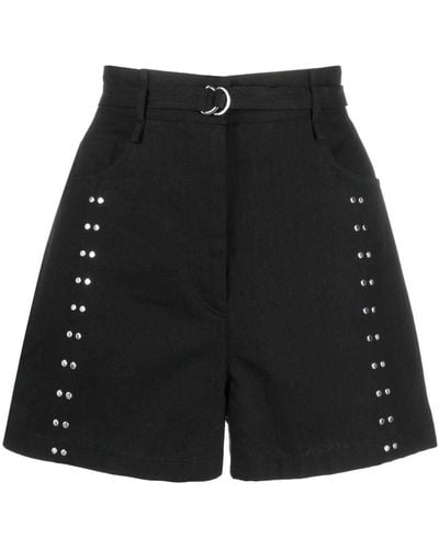 IRO Shorts con apliques - Negro
