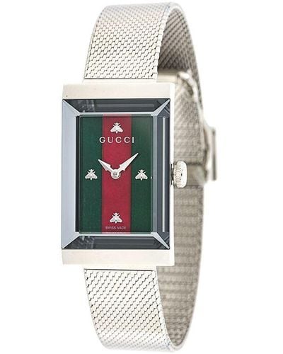 Gucci 'G-Frame' Armbanduhr, 21mm - Grün