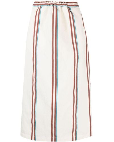 Rachel Comey Mott Striped Skirt - Natural