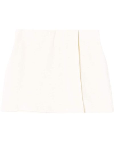 RE/DONE Wrap Terry-cloth Skirt - White