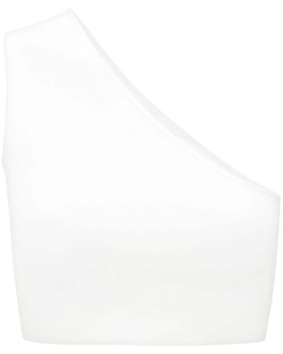 Victoria Beckham One-shoulder Cropped Top - White