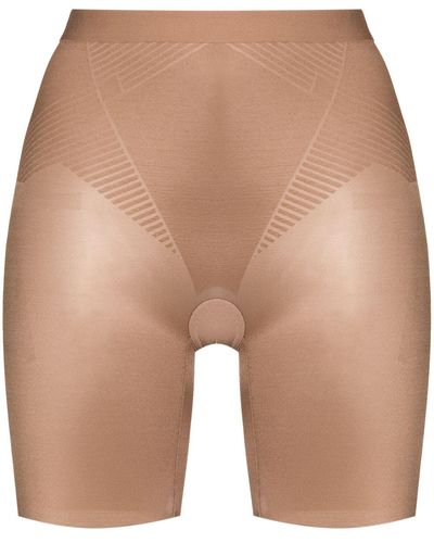 Spanx 2.0 High-waist Shaping Shorts - Natural