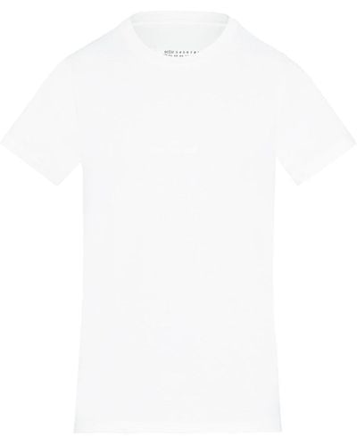 Maison Margiela Camiseta Reverse - Blanco