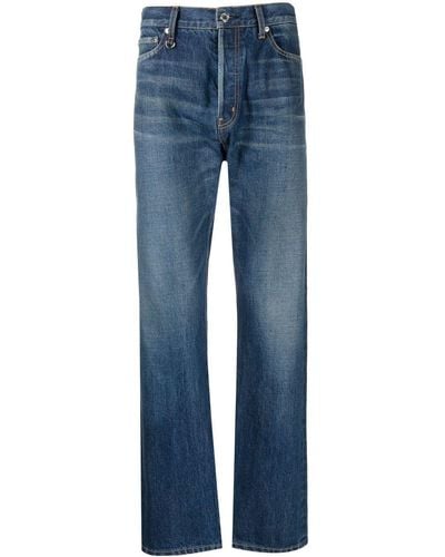 Undercover Mid-rise Straight-leg Jeans - Blue