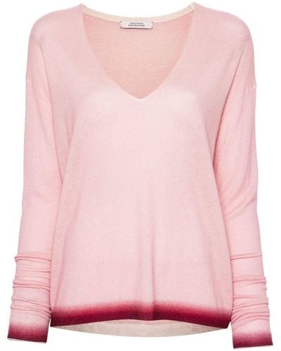 Dorothee Schumacher Ombré-effect Knitted Sweater - Pink
