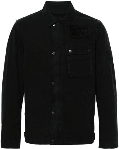 Barbour Workers Ripstop Shirt Jacket - Black