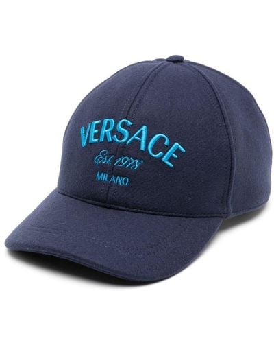 Versace Milano Stamp ベースボールキャップ - ブルー