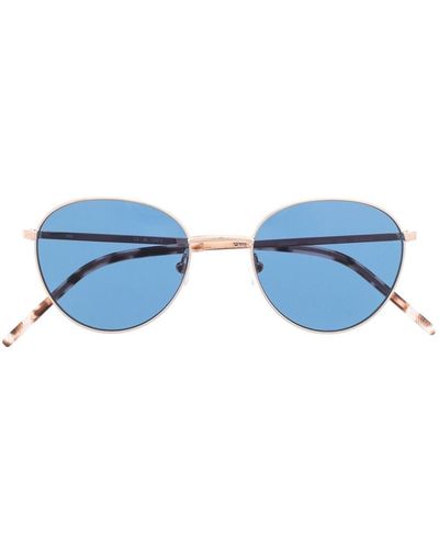 PAIGE Jordan Round-frame Sunglasses - Metallic
