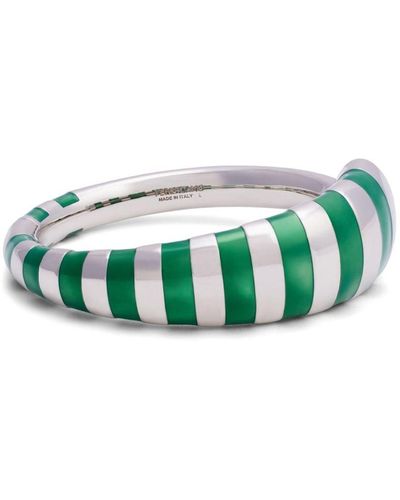 Ferragamo Shell Two-tone Design Bracelet - Green