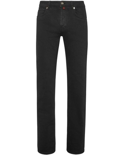 Billionaire Low-rise Straight-leg Jeans - Black