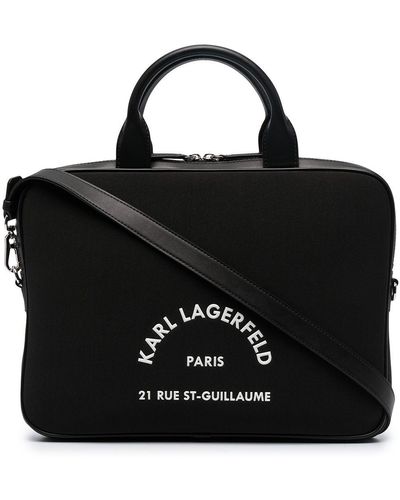 Karl Lagerfeld HOUSSE D'ORDINATEUR RUE ST-GUILLAUME - Noir